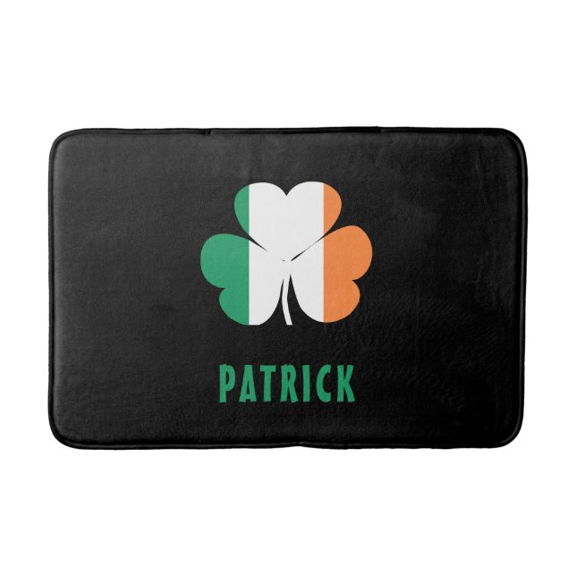 Individuelle Name Celtic Ireland Kleeblatt Irish F Badematte (Vorderseite)