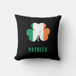 Individuelle Name Celtic Ireland Kleeblatt Irish F Kissen