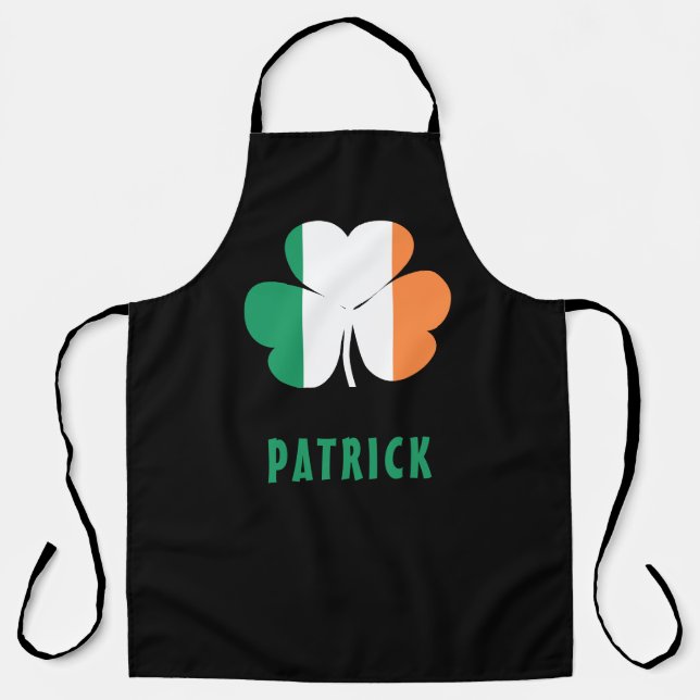 Individuelle Name Celtic Ireland Kleeblatt Irish F Schürze (Vorderseite)