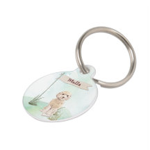 Individuelle Name Champagne Cockapoo Haustier Hund