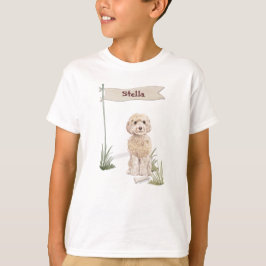 Individuelle Name Champagne Cockapoo Haustier Hund T-Shirt