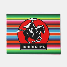 Individuelle Name Charro Horse Spanisch Mexikanisc Fußmatte