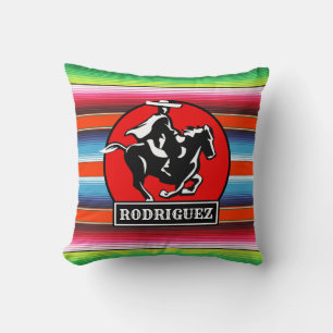 Individuelle Name Charro Horse Spanisch Mexikanisc Kissen