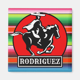 Individuelle Name Charro Horse Spanisch Mexikanisc Magnet