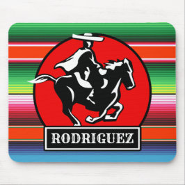 Individuelle Name Charro Horse Spanisch Mexikanisc Mousepad