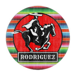 Individuelle Name Charro Pferd Spanischer Mexikani Schneidebrett