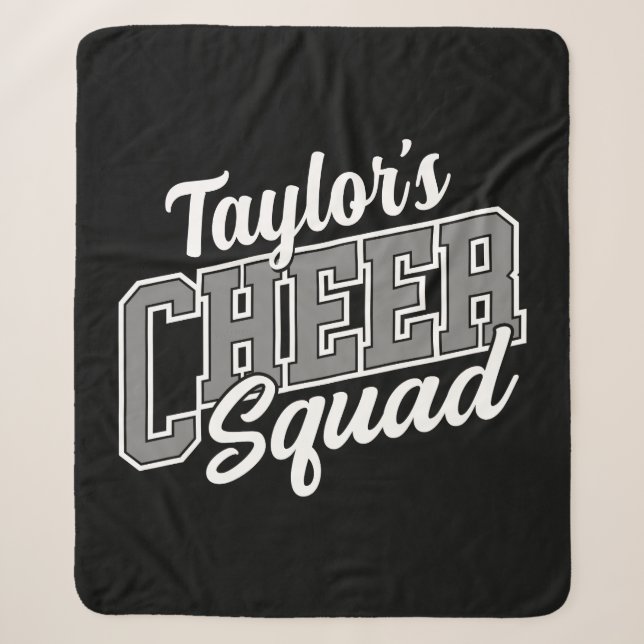 Individuelle Name Cheerleader School Varsity Cheer Sherpadecke (Vorderseite)