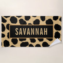 Individuelle Name Cheetah Animal Print Muster Clas