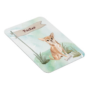 Individuelle Name Chihuahua Pet Dog Magnet