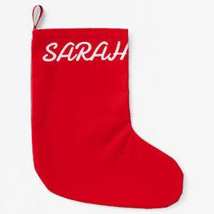 INDIVIDUELLE NAME CHRISTMAS STRUMPF KLEINER WEIHNACHTSSTRUMPF