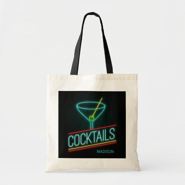Individuelle Name COCTAILS Tragetasche (Vorne)