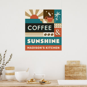 Individuelle Name-Coffee-Quotes Poster