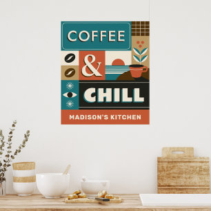 Individuelle Name-Coffee-Quotes Poster