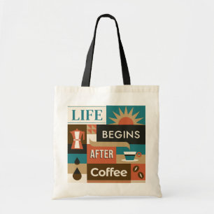 Individuelle Name-Coffee-Quotes Tragetasche