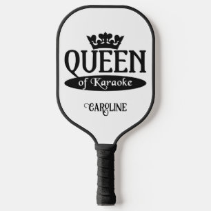 Individuelle Name & Colour Queen von Karaoke Pickleball Schläger