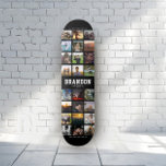 Individuelle Name Cool Trendy Instagram FotoCollag Skateboard<br><div class="desc">Modernes Instagram Foto Collage Design für Skateboards: Personalisieren Sie Ihre Lieblings-Fotos und schreiben Sie mit individuellen Namen und machen Sie das zum coolsten Geburtstagsgeschenk aller Zeiten!</div>