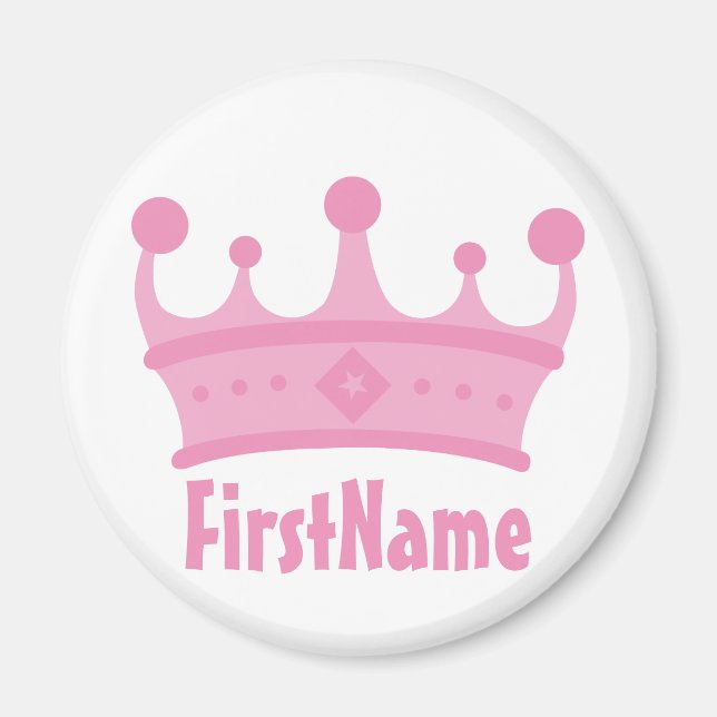 Individuelle Name Crown Magnet (Vorne)