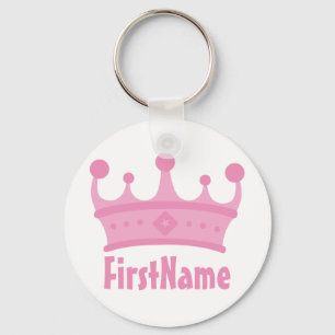 Individuelle Name Crown Schlüsselanhänger