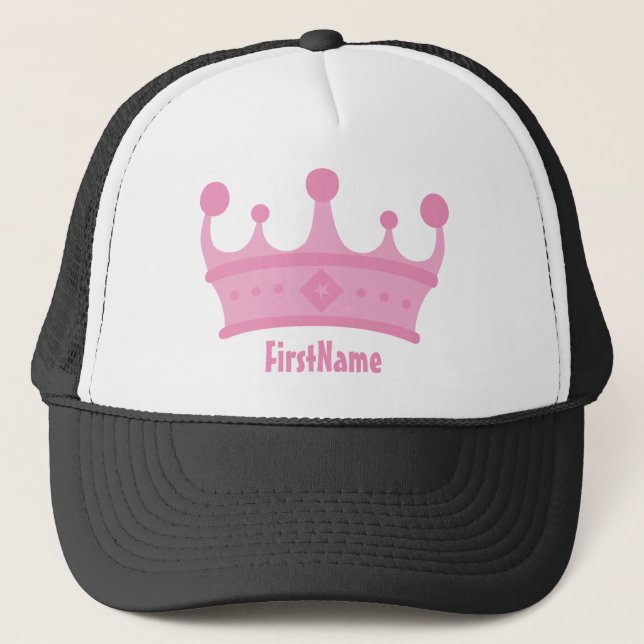 Individuelle Name Crown Truckerkappe (Vorderseite)