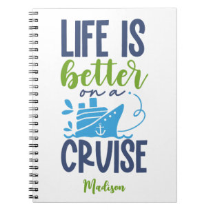 Individuelle Name Cruise Notizblock