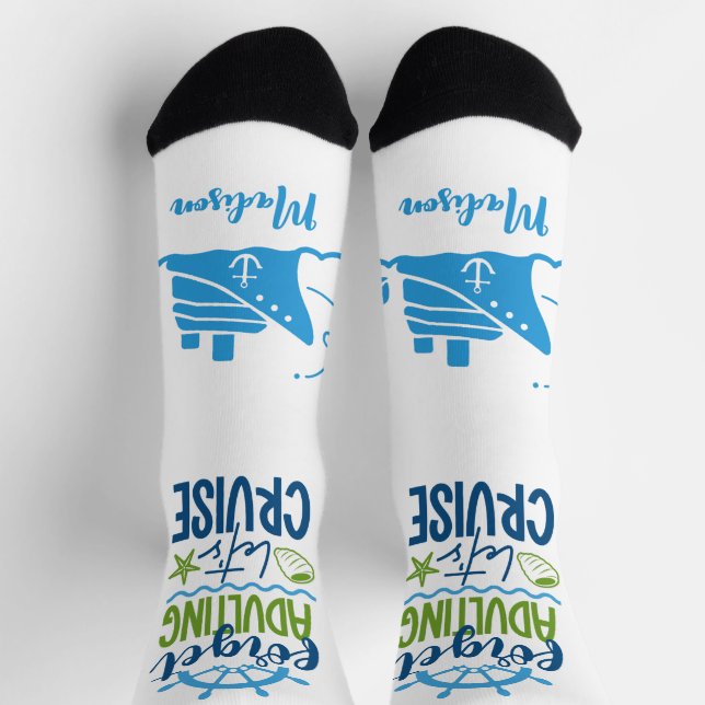 Individuelle Name Cruise Socken (Oben)
