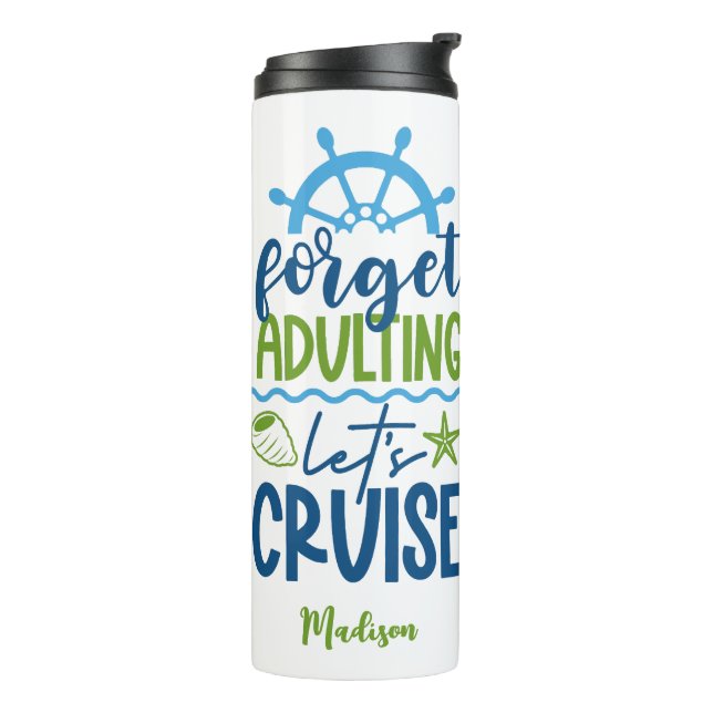 Individuelle Name Cruise Thermosbecher (Nach links gedreht)