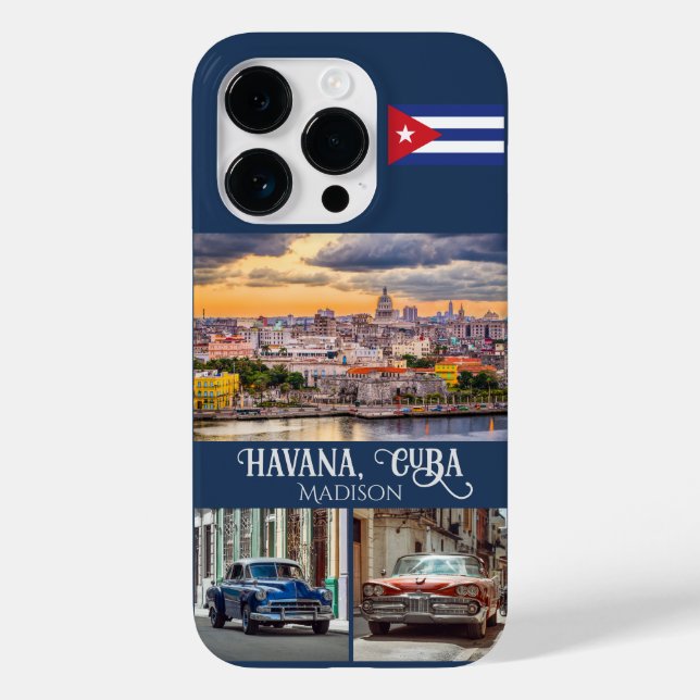 Individuelle Name Cuba Telefonfälle Case-Mate iPhone 14 Pro Hülle (Rückseite)