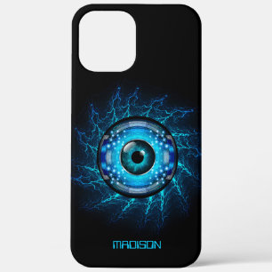 Individuelle Name Cyber Circuit Eye Telefongehäuse Case-Mate iPhone Hülle