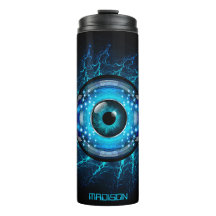 Individuelle Name Cyber Circuit Eye