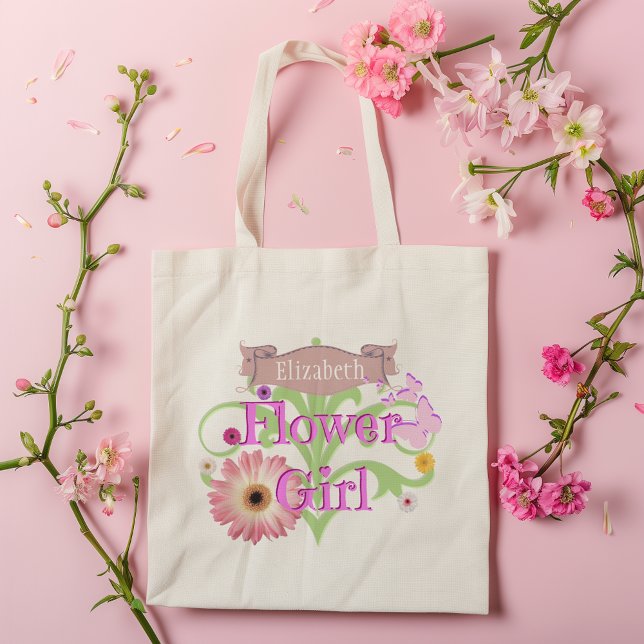 Individuelle Name Daisy Flower Girl Tragetasche (Von Creator hochgeladen)