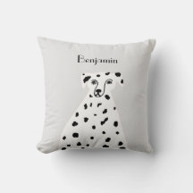 Individuelle Name Dalmatiner Hund Abstrakt Art Gra