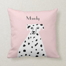 Individuelle Name Dalmatiner Hund Abstrakt Art Ros