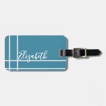 Individuelle Name-Damen in Blau
