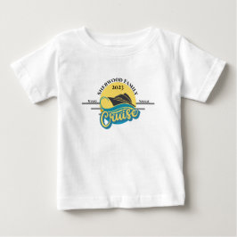 Individuelle Name Datum Übereinstimmung Familienur Baby T-shirt