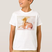 INDIVIDUELLE NAME DEER JAPANESE WOODBLOCK DRUCKER 