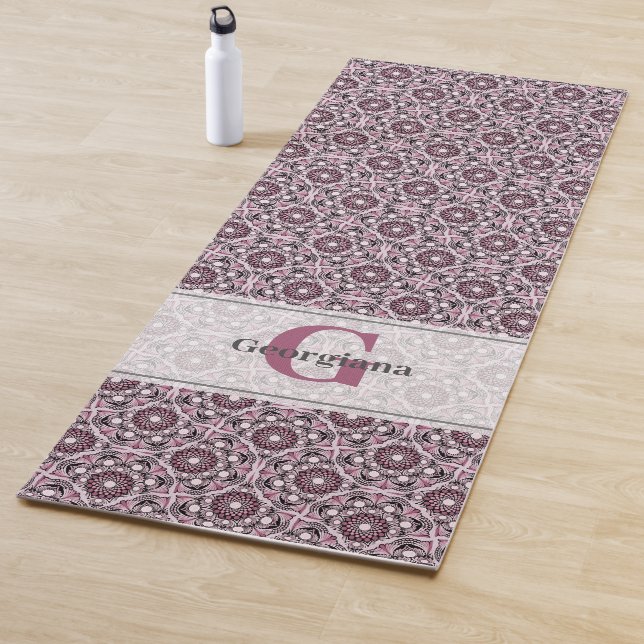 Individuelle Name Deko Dusky Rose Cherry Blossom M Yogamatte (Beispiel)