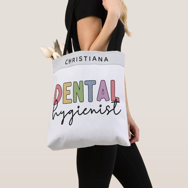 Individuelle Name Dental Hygienist RDH Geschenke  Tasche (Von Nahem)