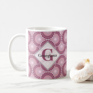 Individuelle Name der 20er Jahre Radiant Dusky Ros Kaffeetasse