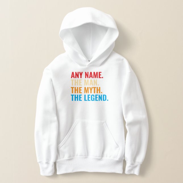 Individuelle Name der Mann, der Mythos, die Legend Hoodie (Ablage )