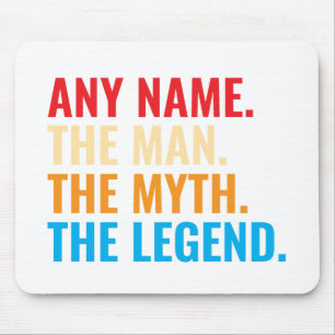 Individuelle Name der Mann, der Mythos, die Legend Mousepad