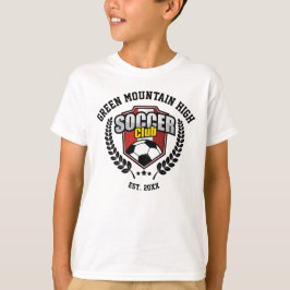 Individuelle Name des Fußballvereins der Schule od T-Shirt