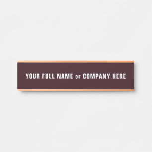 Individuelle Name Design Ihr eigenes Türsignierung Türschild