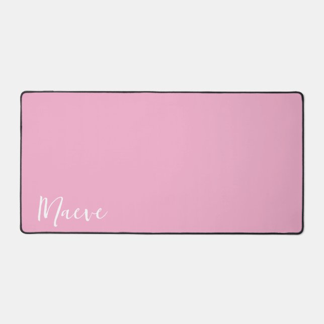 Individuelle Name Desk Mat | Personalisierte große Schreibtischunterlage (Vorderseite)