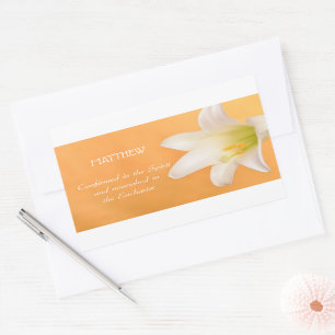 Individuelle Name, die RCIA feiern Glückwunsch Lil Rechteckiger Aufkleber