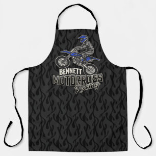 Individuelle Name Dirt Bike Rider Schürze