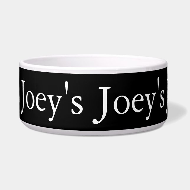 Individuelle Name Dog Bowl Napf (Vorderseite)