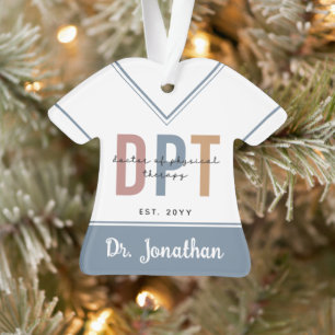 Individuelle Name DPT Arzt für Physikalische Thera Ornament