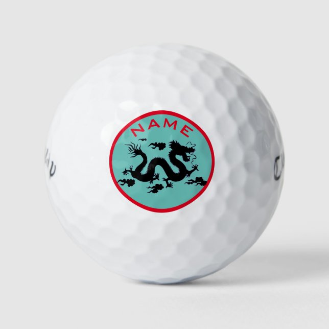 INDIVIDUELLE NAME DRAGON CALLAWAY GOLF WARBIRD GOL GOLFBALL (Vorderseite)