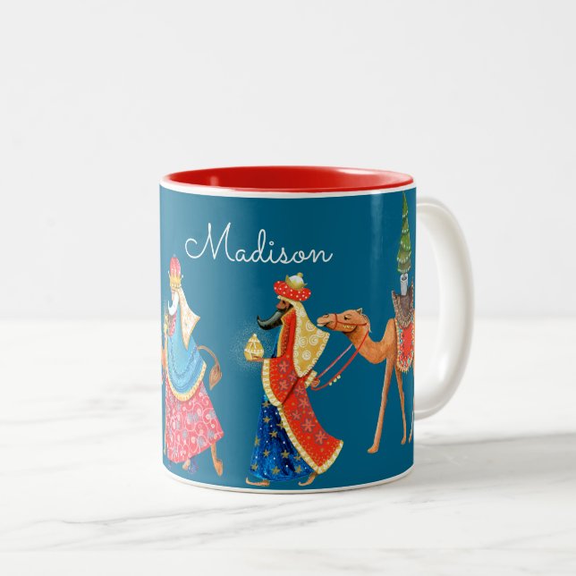 Individuelle Name | Drei KIngs | TASSE (VorderseiteRechts)