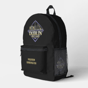 Individuelle Name Dublin Irland Bedruckter Rucksack